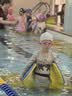 SWANS儿童日本进口泳镜男高清防水防雾女童大框游泳眼镜游泳装备樱花粉 实拍图
