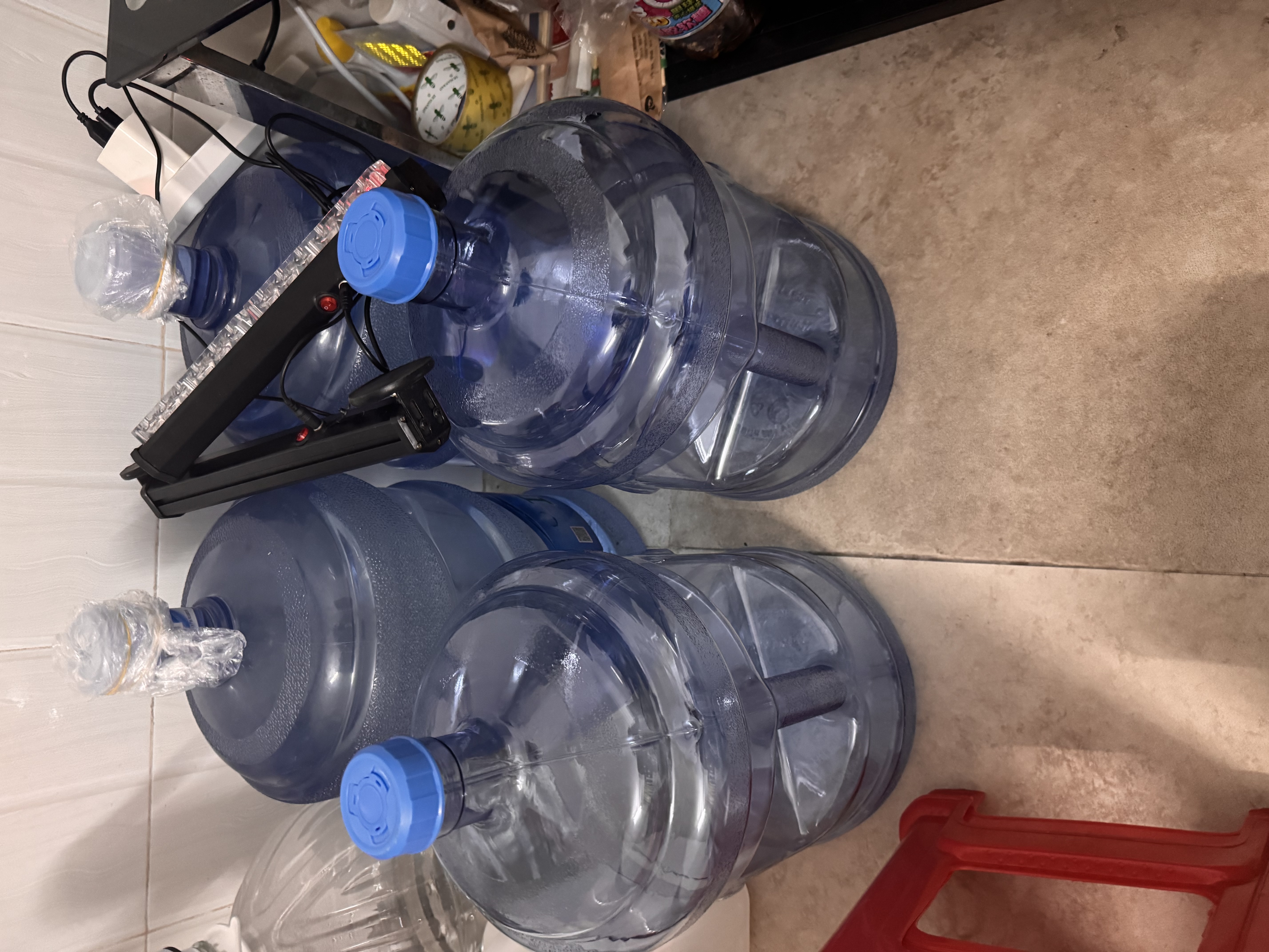 美厨（MAXCOOK）纯净水桶 矿泉水桶饮水桶 15L桶装水塑料饮水机手提户外桶MCX1924 实拍图