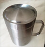 美厨（MAXCOOK）316不锈钢水杯马克杯 双层泡茶杯子办公室家用500ml带盖MCB8951 实拍图