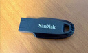 闪迪（SanDisk）128GB USB3.2 U盘 CZ550黑色 读速100MB/s 安全加密 数据恢复 学习办公电脑车载 高速大容量优盘 实拍图