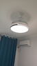 长城LED隐形风扇灯简约意式轻奢客厅卧室餐厅吊扇灯一体中山电扇灯具 实拍图