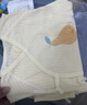 童泰（TONGTAI）婴儿连体衣夏纯棉衣服初生宝宝蝴蝶哈衣爬服提花黄色66cm 实拍图