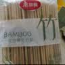 美丽雅一次性筷子碳化100双 独立包装加长家用方便火锅竹筷子 实拍图