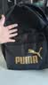 彪马（PUMA）户外通勤旅行大容量双肩背包男女款学生书包电脑包079943 黑色-金色LOGO-03 OSFA 实拍图