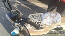 飞鸽电动自行车 E75Plus新国标电动车2026长续航80KM铅酸电池48V21Ah智能家用电瓶车可上牌漫步白 实拍图