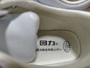 回力（Warrior）儿童小白鞋魔术贴男女童鞋休闲运动鞋 TH17-007 白色 35码  实拍图