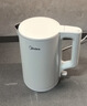 美的（Midea）【价低头部主播9折】电热水壶烧水壶食品级304不锈钢自动断电双层防烫全钢无缝1.5L容量 MK-HJ1566 实拍图