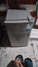 奥克斯小冰箱家用小型迷你冷藏冷冻两用出租房宿舍用节能省电寝室办公室电冰箱 【净化去味】126银色【高效保鲜 铜管速冷】22L 实拍图