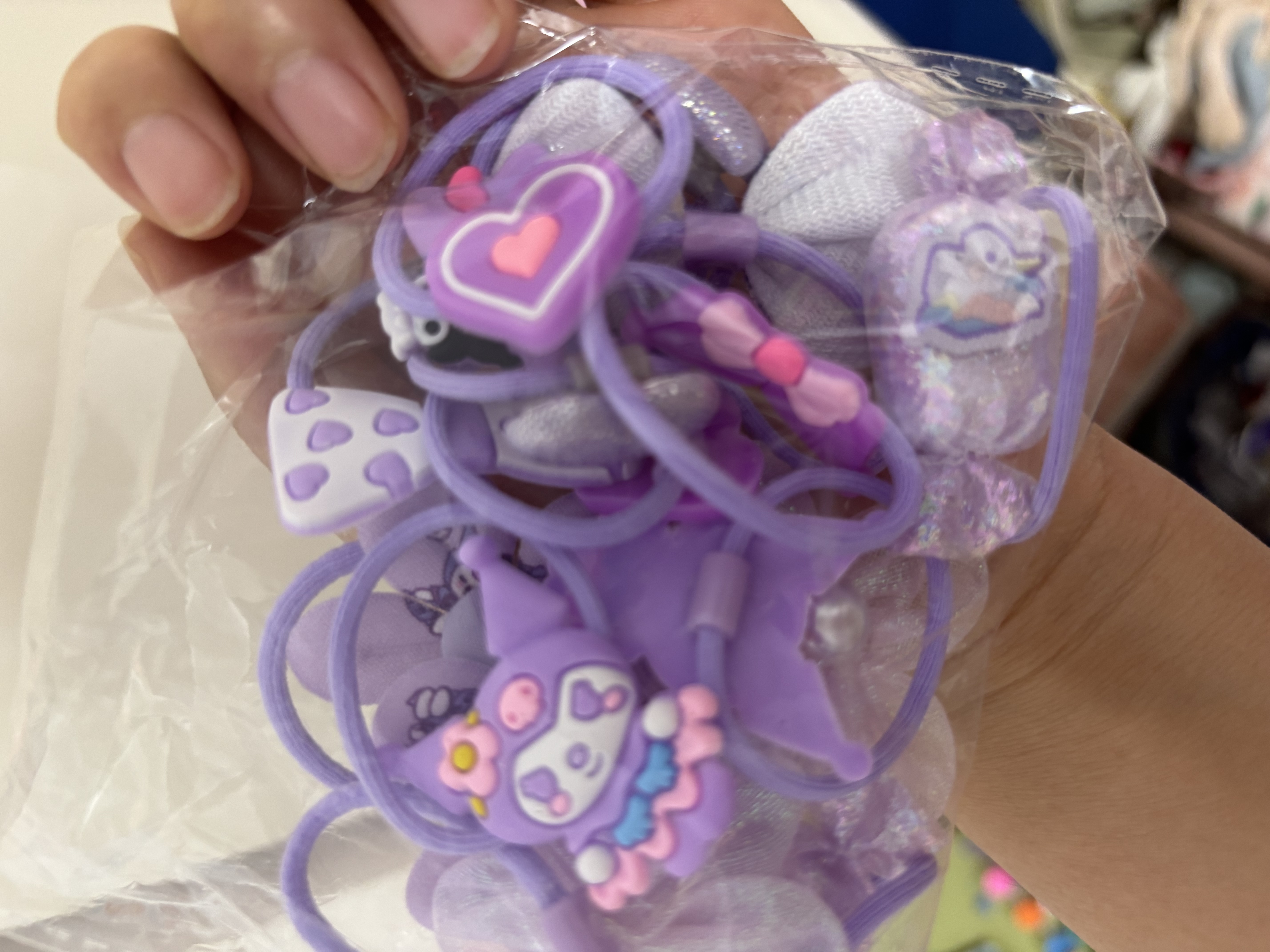艾杰普（JEPPE）库洛米生日礼物节日儿童发饰首饰套装发夹卡女孩过家家DIY 实拍图