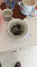 不拙汝窑三才盖碗青花瓷茶碗防烫茶具分茶器带茶漏过滤网盖碗三件套 实拍图