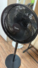 美的（Midea）【超级单品】七叶轻音立式电风扇家用柔风落地扇台式桌面小型风扇大风量节能摇头宿舍电扇 SAF30AB 实拍图