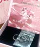 芭比（Barbie）施华洛世奇水晶情侣戒指一对男女戒子开口表白生日国庆礼物送女友 实拍图