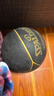 斯伯丁（SPALDING）SPALDING黑金比赛篮球星型PU7片拼接室内外比赛用球76-869Y 实拍图