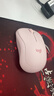 罗技（Logitech）M221轻音鼠标 无线鼠标 办公鼠标 对称鼠标 带无线微型接收器 茱萸粉 实拍图