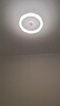雷士（NVC）LED照明风扇灯吸顶吊扇灯北欧卧室白色奶油风低层适用42瓦 实拍图
