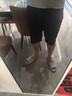 乔诗慧2条装 牛仔短裤男夏季薄款中裤弹力商务直筒宽松休闲马裤七分裤 中裤-009蓝色+807黑色 32 (2尺5） 建议135-145斤 实拍图