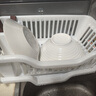 【厨房不乱了】碗筷碟盘收纳盒碗柜餐具碗架沥水篮家用厨房置物架 置物架 白色 实拍图
