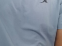 特步运动t恤短袖男新款跑步速干衣薄款体考训练服透气半袖运动上衣 【综合训练】缇娜蓝0050 3XL 190 实拍图