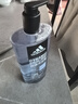 阿迪达斯（adidas）沐浴露男士专用洗发水洗面奶三效合一 游泳去氯清凉 热情600ml 实拍图