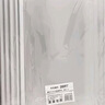 西玛（SIMAA）5只 A4透明拉杆夹/抽杆夹/报告夹/文件夹 25mm大背宽简历报告夹 学生考试收纳 白色6151 实拍图
