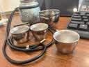 京红运（JHY）纯钛旅行茶具套装便携式户外露营快客杯功夫茶具泡茶壶父亲节礼物 实拍图