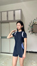安踏（ANTA）泳衣女士连体平角游泳衣女2026保守遮肚显瘦防晒抗氯速干温泉泳装 实拍图
