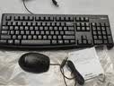 罗技（Logitech）MK120 键鼠套装 有线键鼠套装 办公键鼠套装 电脑键盘 USB即插即用 全尺寸 黑色 实拍图