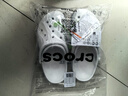 卡骆驰（CROCS）贝雅卡骆班洞洞鞋|205089 冬日白/彩色-1LI   36 /37(220mm)   实拍图