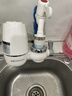 沁园（TRULIVA）净水器家用水龙头过滤器直饮自来水滤水器前置超滤厨房卫生间通用除水垢余氯双出水可清洗滤芯多层 一机八芯【13级精过滤丨4年半免换芯】 实拍图