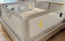 丸丫K2婴儿床围栏宝宝防摔防护栏床上床护栏挡板免打钉三面1.5+2+2 实拍图