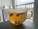 茶色早餐杯玻璃燕麦杯带把手水杯子牛奶咖啡杯家用办公室 茶色 茶色早餐杯2只360ml 实拍图