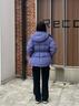波司登（BOSIDENG）反季羽绒服【小蛮腰】90绒商场同款女90绒可脱卸帽显瘦保暖外套 夜影紫6436 M 165/88A 体重约110-120斤 实拍图