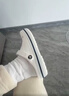 卡骆驰（CROCS）贝雅卡骆班洞洞鞋轻便耐磨一脚蹬休闲鞋女鞋时尚沙滩鞋|205089 白/深蓝-126 40 (250mm) 实拍图