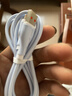 艾昊者适用苹果数据线iPhone14/13/12/11promax/6s/7/8plus液态软胶充电线带灯手机通用快充 自带柔和灯【蓝色】液态防断耐用线材 1.5米 实拍图