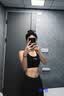 耐克NIKE运动内衣女郑钦文同款中度支撑运动内衣DX6822-010黑S 实拍图