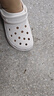 CROCS卡骆驰厚底云朵洞洞鞋|206750 白色-100 37/38(240mm) 实拍图