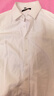 罗蒙（ROMON）纯色商务职业正装男士白衬衫工装外套长袖衬衣男CS108白色M 实拍图