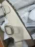百丽（Belle）张凌赫同款QQ吐司1代升级款勃肯鞋女外穿沙滩拖鞋D6B1D预售 米白色-凉鞋-牛皮 38 (240mm) 实拍图