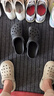 名创优品（MINISO）洞洞鞋男夏季外穿沙滩凉鞋防滑厚底踩屎感包头凉拖鞋黑色42-43 实拍图