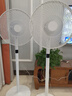 艾美特（AIRMATE）【AI风随温变】空气循环扇七叶家用直流变频节能电风扇32档柔风轻音台地两用卧室定时遥控风扇 RD1 实拍图