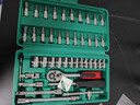 绿林（GREENER）47件套筒扳手汽修工具套装棘轮摩托修车公路工具箱快速扭力螺丝刀 实拍图