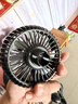 绿联 车载风扇 车用USB小电扇12V-24V通用汽车出风口降温风力大 实拍图