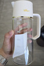 小熊（Bear）油壶 玻璃瓶调料瓶酱油瓶厨房油罐壶660ml自动开合不挂油CX-JW021 实拍图