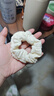 新款奶油泡芙大肠发圈女简约复古褶皱头花头绳丸子头皮筋气质发饰 黑色+米白2个 实拍图