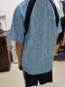 左西男童夏装套装2026新款儿童短袖套装夏季速干运动两件套 蓝色 150 实拍图