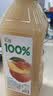 汇源100%桃混合果汁2000ml*1瓶2L尝鲜家庭分享聚餐游玩尝鲜 实拍图
