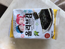 ZEK韩国原装进口 橄榄油海苔紫菜包饭寿司即食烤海苔 儿童零食4g*3包 实拍图