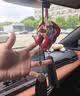 铜欣祥彩铜七彩葫芦挂件车载挂件书房玄关装饰品 葫芦+挂绳+礼盒（赤） 实拍图