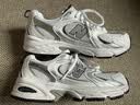 NEW BALANCE NB530系列男鞋女鞋夏季透气网面小白鞋轻便时尚潮流休闲鞋 MR530SG 白色 42.5 (脚长27cm) 实拍图