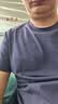 京东京造50支液氨抗皱男士t恤男短袖男款纯棉打底衫内搭春季衣服藏青2XL 实拍图